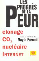 Couverture du livre « Les progres de la peur » de Nayla Farouki aux éditions Le Pommier