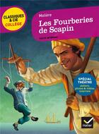 Couverture du livre « Les fourberies de Scapin » de Moliere aux éditions Hatier