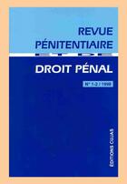 Couverture du livre « Revue pénitentiaire et de droit pénal t.1 et t.2 (1998) » de Rpdp aux éditions Cujas