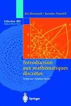 Couverture du livre « IRIS : introduction aux mathématiques discrètes » de Nicolas Puech aux éditions Springer