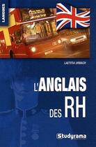 Couverture du livre « L'anglais des RH » de Laetitia Urbach aux éditions Studyrama