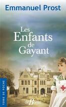 Couverture du livre « Les enfants de Gayant » de Emmanuel Prost aux éditions De Boree