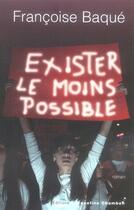 Couverture du livre « Exister le moins possible » de Francoise Baque aux éditions Jacqueline Chambon