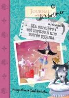 Couverture du livre « Ma sorciere m'exaspere est invitee a une soiree pyjama » de Hiawyn Oram aux éditions La Courte Echelle