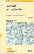 Couverture du livre « Safiental-lenzerheide » de  aux éditions Ofts