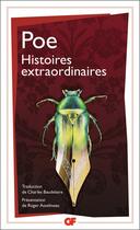 Couverture du livre « Histoires extraordinaires » de Edgar Allan Poe aux éditions Flammarion