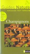 Couverture du livre « Champignons » de Rovea/Cezard aux éditions Nathan