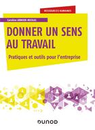 Couverture du livre « Donner du sens au travail ; pratiques et outils pour l'entreprise » de Caroline Arnoux-Nicolas aux éditions Dunod
