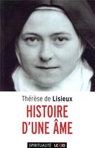 Couverture du livre « Histoire d'une âme » de Sainte Therese De Lisieux aux éditions Cerf