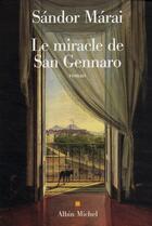 Couverture du livre « Le miracle de San Gennaro » de Sandor Marai aux éditions Albin Michel