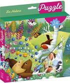 Couverture du livre « Ma boite a puzzle 24p nature » de  aux éditions Lito