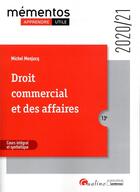 Couverture du livre « Droit commercial et des affaires (13e édition) » de Michel Menjucq aux éditions Gualino