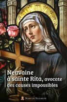 Couverture du livre « Neuvaine à sainte Rita » de Association Marie De aux éditions Marie De Nazareth