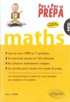 Couverture du livre « Mathematiques mpsi » de Marc Lorre aux éditions Ellipses