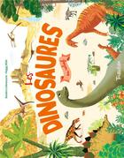 Couverture du livre « Les dinosaures en relief » de Sandra Laboucarie aux éditions Tourbillon