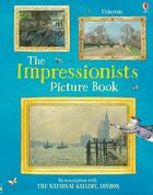 Couverture du livre « The impressionists sticker book » de Sarah Courtauld et Holly Surplice aux éditions Usborne