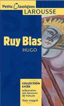 Couverture du livre « Ruy Blas » de Victor Hugo aux éditions Larousse