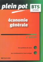 Couverture du livre « Tertiaire ; économie générale » de Michel Biales aux éditions Foucher