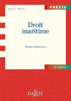 Couverture du livre « Droit maritime » de Philippe Delebecque aux éditions Dalloz