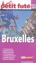 Couverture du livre « Bruxelles (édition 2007) » de Collectif Petit Fute aux éditions Le Petit Fute