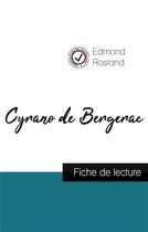 Couverture du livre « Cyrano de Bergerac de Edmond Rostand (fiche de lecture et analyse complète de l'oeuvre) » de  aux éditions Comprendre La Litterature