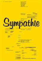 Couverture du livre « Sympathie » de Sophie Jung aux éditions Can