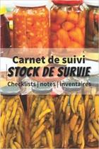 Couverture du livre « Carnet de suivi stock de survie - Checklists | notes | inventaires : Un livre pour se préparer à être autonome et survivre en pleine nature en cas de ... de survie pour » de Anonyme aux éditions Katharos