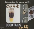 Couverture du livre « Cocktails café ; réinventez la pause café ; coffret » de Johns Sherri aux éditions De Vecchi