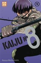 Couverture du livre « Kaiju n°8 t.4 » de Naoya Matsumoto aux éditions Kaze