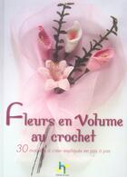 Couverture du livre « Fleurs en volume au crochet » de  aux éditions De Saxe