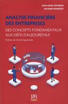 Couverture du livre « Analyse financière des entreprises » de Jean-Marc Bourdin et Maxime Mangeot aux éditions Revue Banque