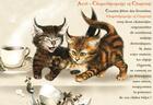 Couverture du livre « Agenda scolaire les chats enchantés 2011/2012 » de Severine Pineau aux éditions Au Bord Des Continents