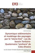 Couverture du livre « Dynamique sedimentaire et modelàge des paysages par le 