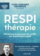 Couverture du livre « Respithérapie » de Yves-Vincent Davroux aux éditions Leduc