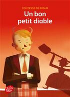 Couverture du livre « Un bon petit diable » de Sophie De Segur aux éditions Le Livre De Poche Jeunesse