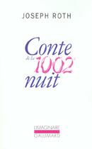 Couverture du livre « Conte de la 1002e nuit » de Joseph Roth aux éditions Gallimard