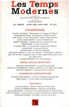 Couverture du livre « Revue Les temps modernes N.627 ; Janvier, Février 2004 » de Collectif Gallimard aux éditions Gallimard