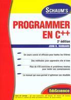 Couverture du livre « Programmer En C++ - 2eme Edition » de Hubbard aux éditions Dunod