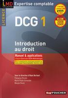 Couverture du livre « Introduction au droit ; licence DCG 1 ; manuel et applications (édition 2008-2009) » de M.P Schneider aux éditions Foucher