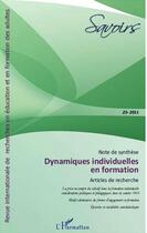 Couverture du livre « Dynamiques individuelles en formation » de Laot/Cyrot/Kaddouri aux éditions Editions L'harmattan