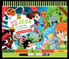 Couverture du livre « 33 jeux au pays des aventuriers » de Juliette Saumande aux éditions Philippe Auzou