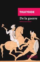 Couverture du livre « De la guerre » de Thucydide aux éditions Rivages