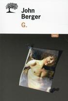 Couverture du livre « G. » de John Berger aux éditions Editions De L'olivier