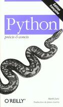 Couverture du livre « Python » de Mark Lutz aux éditions O Reilly France