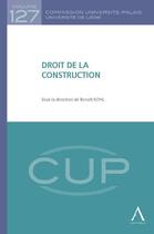 Couverture du livre « Droit de la construction - sous la direction de benoit kohl » de  aux éditions Anthemis