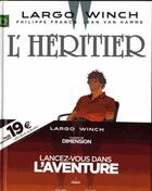 Couverture du livre « Largo Winch : coffret vol.1 : Tomes 1 et 2 : l'héritier ; le groupe W » de Jean Van Hamme et Philippe Francq aux éditions Dupuis