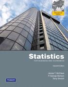 Couverture du livre « Statistics ; for business and economics (11e édition) » de Benson et Mcclave et Sincich aux éditions Pearson