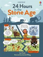 Couverture du livre « 24 hours in the Stone Age » de Laurent Kling et Lan Cook aux éditions Usborne