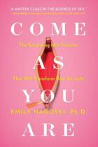 Couverture du livre « Come as You Are » de Nagoski Emily aux éditions Simon & Schuster