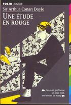 Couverture du livre « Une étude en rouge » de Arthur Conan Doyle aux éditions Gallimard-jeunesse